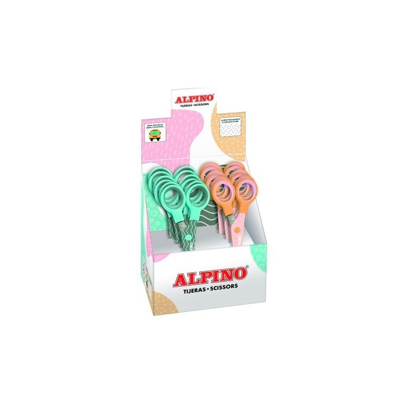 (PT0051) ALPINO TIJERAS ESCOLARES PASTEL C/SURTIDOS (PT0051) ALPINO TIJERAS ESCOLARES PASTEL C/SURTIDOS