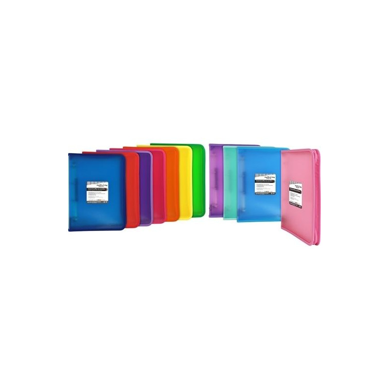 (04802751) GRAFOPLÁS CARPETA ANILLAS 4X25MM CON CREMALLERA A4+ PP MULTILINE RAYADO VERTICAL ROJO (04802751) GRAFOPLÁS CARPETA ANILLAS 4X25MM CON CREMALLERA A4+ PP MULTILINE RAYADO VERTICAL ROJO