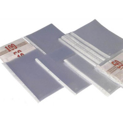 (05570600) GRAFOPLAS FUNDAS MULTITALADRO 16 PP GALGA ESTÁNDAR FOLIO TRANSPARENTE BOLSA -10U-