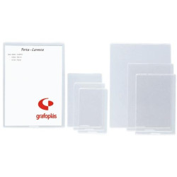 (05710000) GRAFOPLAS FUNDAS PORTADOCUMENTOS 322X218MM CON UÑERO PVC PIEL DE NARANJA 150 MICRAS TRANSPARENTE