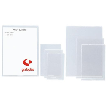 (05710000) GRAFOPLAS FUNDAS PORTADOCUMENTOS 322X218MM CON UÑERO PVC PIEL DE NARANJA 150 MICRAS TRANSPARENTE