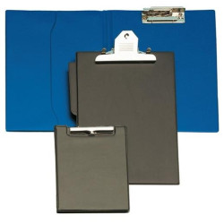 (1570010) GRAFOPLÁS CARPETA CON PINZA MINICLIP FOLIO C/BOLSA INTERIOR PVC FLEXIBLE NEGRO