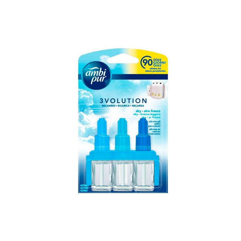 (939189) AMBIPUR AMBIENTADOR 3 VOLUTION RECAMBIO AIRE FRESCO 21ML (939189) AMBIPUR AMBIENTADOR 3 VOLUTION RECAMBIO AIRE FRESCO 21ML
