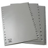 (44411071) GRAFOPLAS SEPARADORES NUMERICOS A4 PP 1-31 POSICIONES 16 TALADROS OPACO GRIS