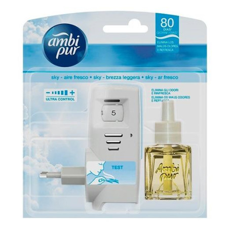 (AMBIPUR_2) AMBIPUR AMBIENTADOR ELÉCTRICO DIFUSOR + RECAMBIO AIRE FRESCO 21