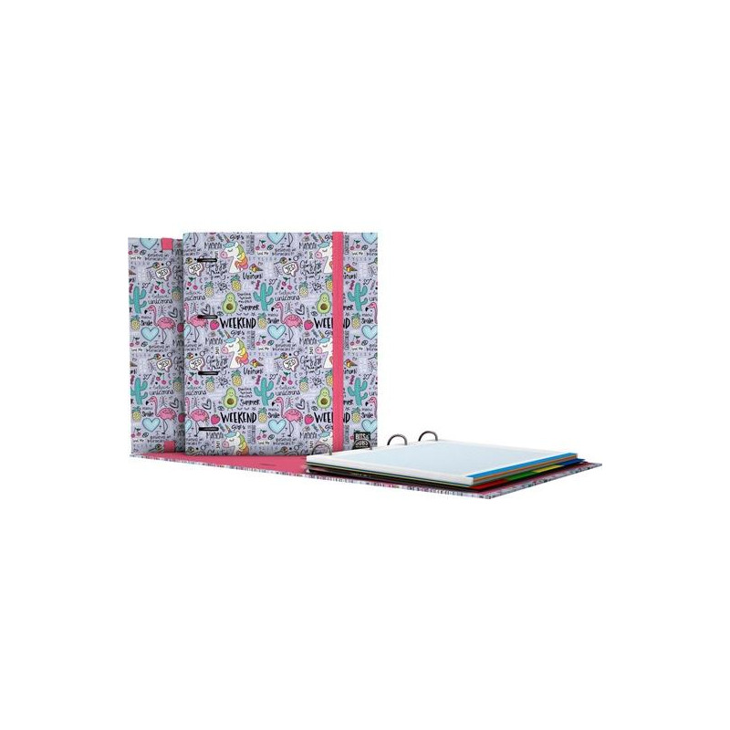 (88102669) GRAFOPLÁS CARPEBOOK ANILLAS 4D35MM RECAMBIO 100H 5X5 FY3.FORRADO. DIN-A4 FANTASY (88102669) GRAFOPLÁS CARPEBOOK ANILLAS 4D35MM RECAMBIO 100H 5X5 FY3.FORRADO. DIN-A4 FANTASY
