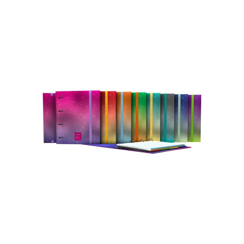(88103326) GRAFOPLÁS CARPEBOOK FORRADO 4D35MM A4 UNEQUAL METALLIC VD.AG (88103326) GRAFOPLÁS CARPEBOOK FORRADO 4D35MM A4 UNEQUAL METALLIC VD.AG