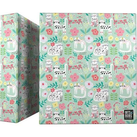 (88172702) GRAFOPLÁS CARPETA ANILLAS 4X40MM A4 CARTÓN FORRADO FSC BITS&BOBS 24 CATS