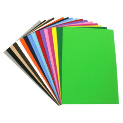 (00036422) GRAFOPLÁS GOMA EVA 20X30CM GROSOR 2MM VERDE OSCURO BOLSA 10 UD