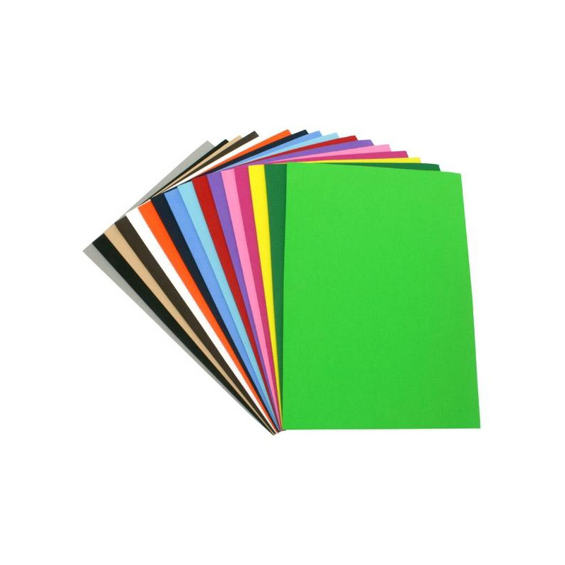 (00036422) GRAFOPLÁS GOMA EVA 20X30CM GROSOR 2MM VERDE OSCURO BOLSA 10 UD