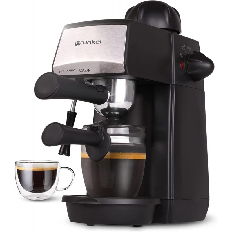 (CAFPRESO-H5 BAR) GRUNKEL CAFETERA ESPRESSO 5 BARES Y 870W CON PISTOLA DE ESPUMA (CAFPRESO-H5 BAR) GRUNKEL CAFETERA ESPRESSO 5 BARES Y 870W CON PISTOLA DE ESPUMA
