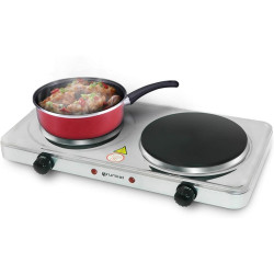 (EHP-218INOX) GRUNKEL HORNILLO ELECTRICO DOBLE EN ACERO INOX 2500W