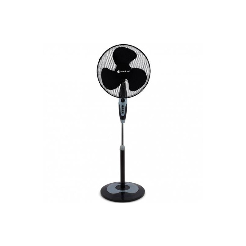 (FAN-N16 ECOTIMER) GRUNKEL VENTILADOR DE PIE 60W REGULABLE 3 VELOCIDADES C/TEMPORIZADOR NEGRO (FAN-N16 ECOTIMER) GRUNKEL VENTILADOR DE PIE 60W REGULABLE 3 VELOCIDADES C/TEMPORIZADOR NEGRO