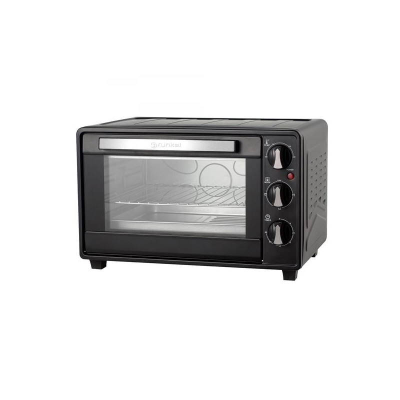 (HR-23HN) GRUNKEL HORNO ELECTRICO 23 LITROS 1600W NEGRO (HR-23HN) GRUNKEL HORNO ELECTRICO 23 LITROS 1600W NEGRO