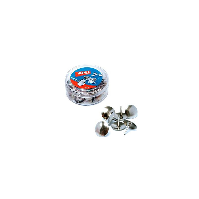 (11725) APLI CHINCHETAS NIQUELADAS CAJA DE 50 CAJA (11725) APLI CHINCHETAS NIQUELADAS CAJA DE 50 CAJA