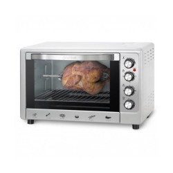 (HR-48SILVERRUSTI) GRUNKEL HORNO DE SOBREMESA 48 LITROS 2200W PLATA