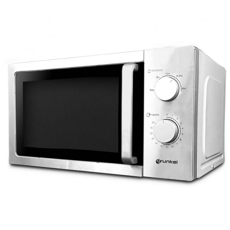 (MW-20INOX) GRUNKEL MICROONDAS SIN GRILL 700W 20L METALIZADO (MW-20INOX) GRUNKEL MICROONDAS SIN GRILL 700W 20L METALIZADO