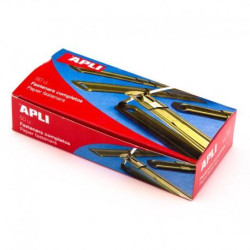 (11831) APLI FASTENERS METÁLICOS COMPLETO DORADO 50 FASTENER