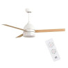(SKYECO-42) GRUNKEL VENTILADOR DE TECHO CON LUZ 35W 6 VELOCIDADES C/TEMPORIZADOR BLANCO
