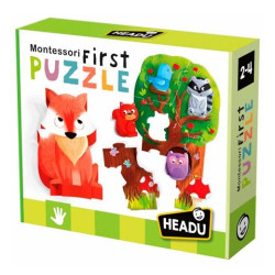 (130012057) HEADU MI PRIMER PUZZLE DEL BOSQUE MONTESSORI 2-9 AÑOS