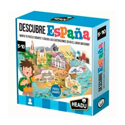(130014915) HEADU JUEGO EDUCATIVO DESCUBRE ESPAÑA S.T.E.M. 5-10 AÑOS