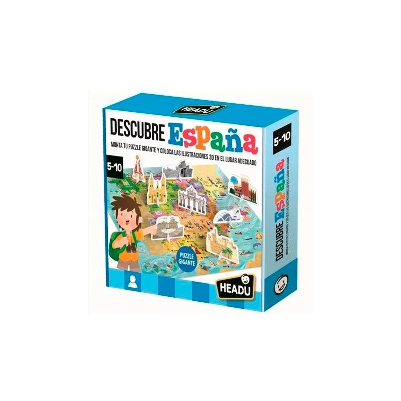 (130014915) HEADU JUEGO EDUCATIVO DESCUBRE ESPAÑA S.T.E.M. 5-10 AÑOS (130014915) HEADU JUEGO EDUCATIVO DESCUBRE ESPAÑA S.T.E.M. 5-10 AÑOS