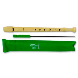 (B9508 MARFIL) HOHNER FLAUTA PLÁSTICO COLOR MARFIL FUNDA VERDE
