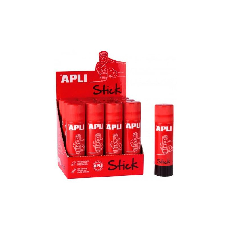 (12147) APLI PEGAMENTO EN BARRA 40GR PERMANENTE TRANSPARENTE CAJA EXPOSITORA -12 UD- (12147) APLI PEGAMENTO EN BARRA 40GR PERMANENTE TRANSPARENTE CAJA EXPOSITORA -12 UD-
