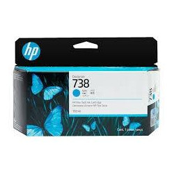(498N5A) HP TINTA CIAN DESIGNJET 738