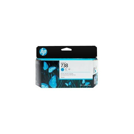 (498N5A) HP TINTA CIAN DESIGNJET 738
