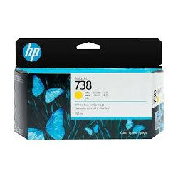 (498N7A) HP TINTA AMARILLO DESIGNJET 738