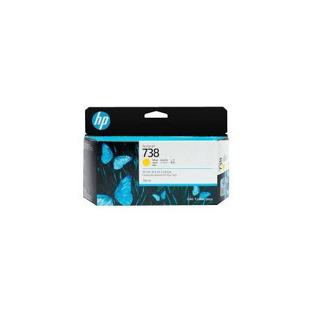 (498N7A) HP TINTA AMARILLO DESIGNJET 738