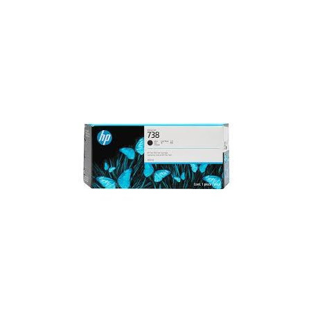 (498N8A) HP TINTA NEGRO DESIGNJET 738 *ALTA CAPACIDAD*