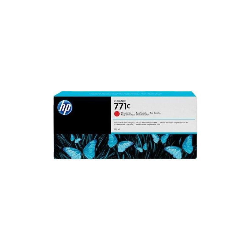 (B6Y08A) HP CARTUCHO DE TINTA DESIGNJET GF PARA Z6200 CRD 771C 775ML PK1 ROJO CROMÁTICO (B6Y08A) HP CARTUCHO DE TINTA DESIGNJET GF PARA Z6200 CRD 771C 775ML PK1 ROJO CROMÁTICO