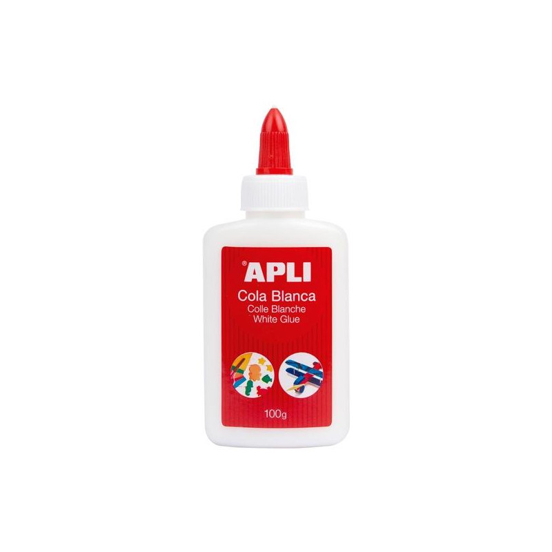 (12849) APLI COLA BLANCA LÍQUIDA BOTE CON APLICADOR 100GR (12849) APLI COLA BLANCA LÍQUIDA BOTE CON APLICADOR 100GR
