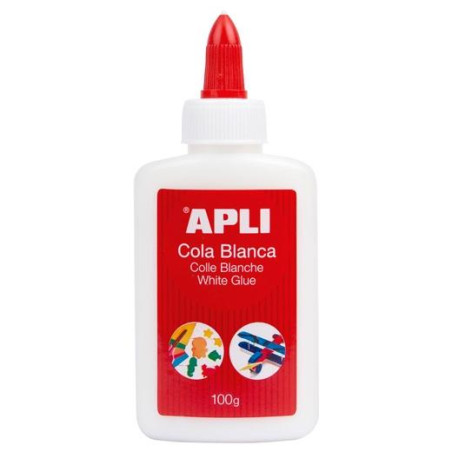 (12849) APLI COLA BLANCA LÍQUIDA BOTE CON APLICADOR 100GR