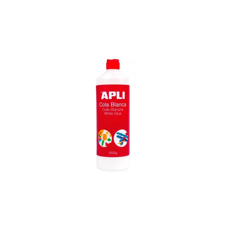 (12851) APLI COLA BLANCA LÍQUIDA BOTE CON APLICADOR 1KG