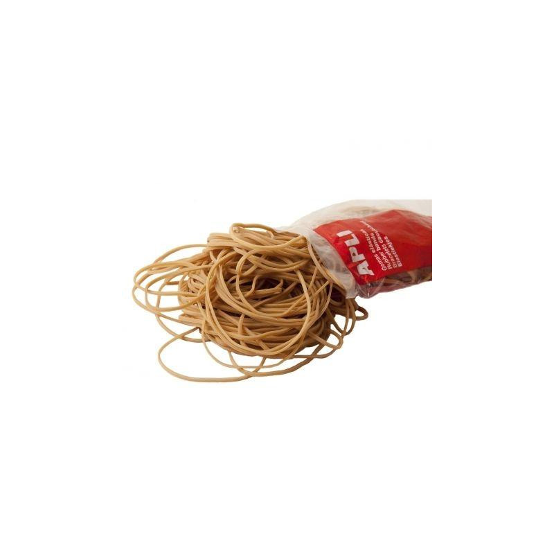 (12855) APLI GOMA ELÁSTICA MARRÓN CAUCHO 80X2MM 100 GR. (12855) APLI GOMA ELÁSTICA MARRÓN CAUCHO 80X2MM 100 GR.