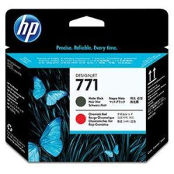 (CE017A) HP CABEZAL NEGRO MATE/ROJO CROMÁTICO DESIGNJET 771