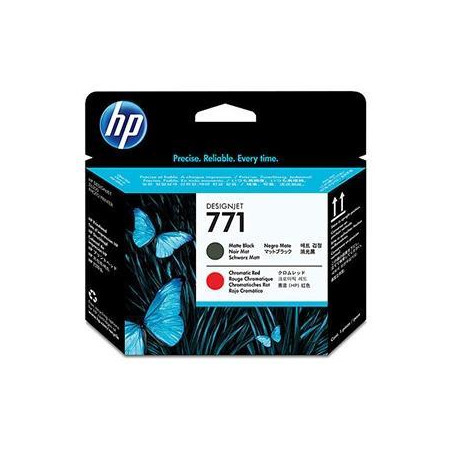 (CE017A) HP CABEZAL NEGRO MATE/ROJO CROMÁTICO DESIGNJET 771