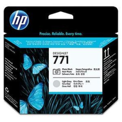 (CE020A) HP CABEZAL NEGRO FOTOGRÁFICO/GRIS CLARO DESIGNJET 771
