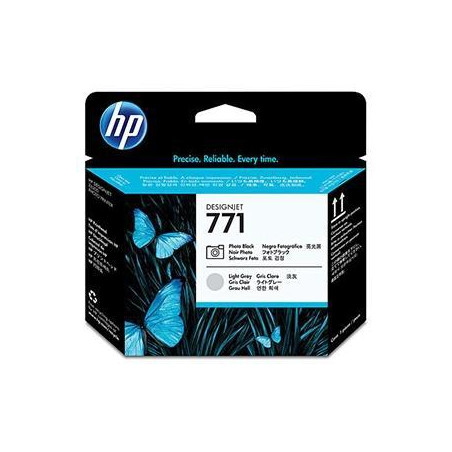 (CE020A) HP CABEZAL NEGRO FOTOGRÁFICO/GRIS CLARO DESIGNJET 771