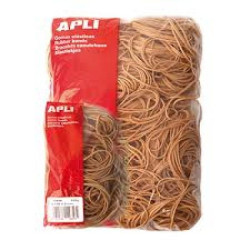 (12859) APLI GOMA ELÁSTICA MARRÓN CAUCHO 200X3MM 100 GR.