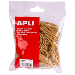 (12863) APLI GOMA ELÁSTICA 160X5MM 100GR CAUCHO MARRÓN