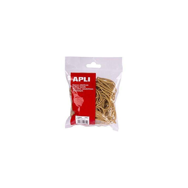 (12864) APLI GOMA ELÁSTICA MARRÓN CAUCHO 80X2MM 1KG (12864) APLI GOMA ELÁSTICA MARRÓN CAUCHO 80X2MM 1KG