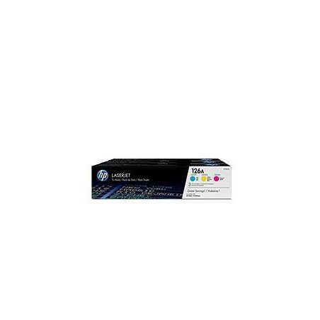 (CF341A) HP TONER C / M / Y - 126A (PACK 3) (CE311A / CE312A / CE313A )