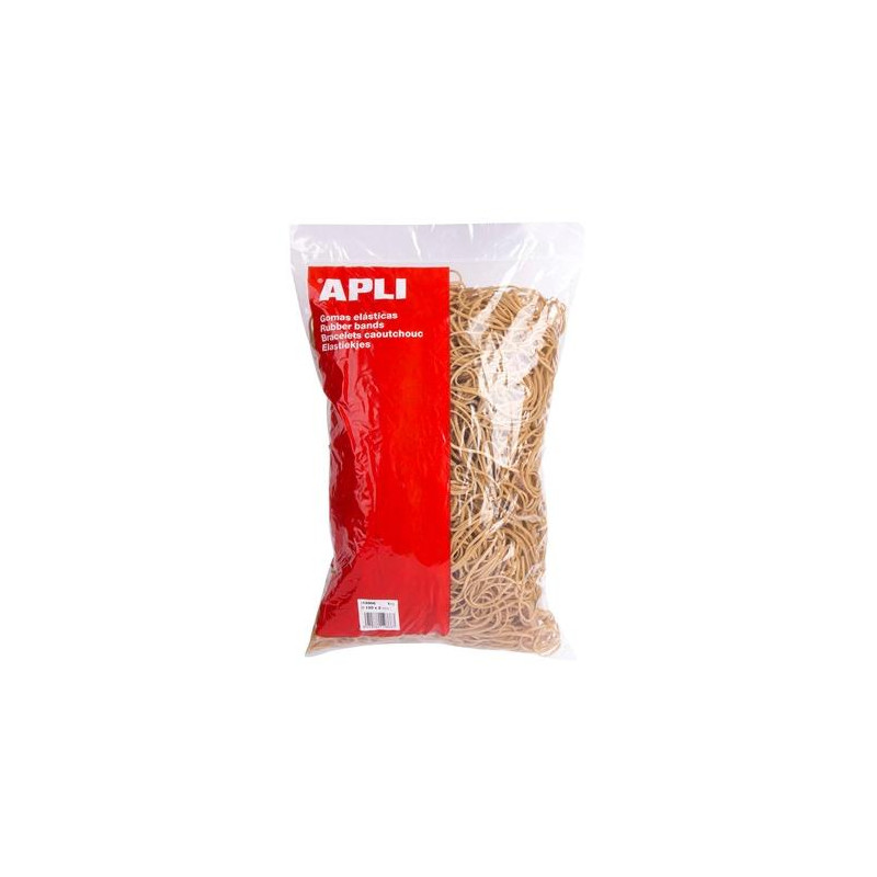 (12866) APLI GOMA ELÁSTICA MARRÓN CAUCHO 120X2MM 1KG (12866) APLI GOMA ELÁSTICA MARRÓN CAUCHO 120X2MM 1KG