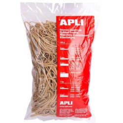 (12867) APLI GOMA ELÁSTICA MARRÓN CAUCHO 160X3MM 1KG