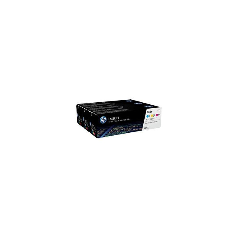 (CF371AM) HP TONER LASER TRICOLOR 128A PACK 3 (CE321-CE322-CE323) (CF371AM) HP TONER LASER TRICOLOR 128A PACK 3 (CE321-CE322-CE323)