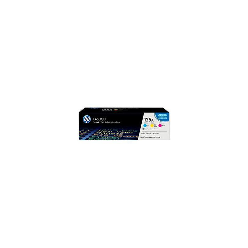 (CF373AM) HP TONER LASER TRICOLOR 125A PACK 3 (CB541-CB542-CB543)